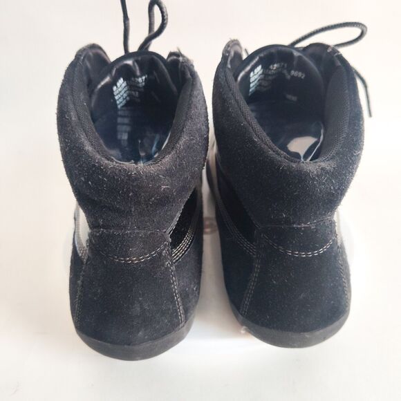 Timberland Womens Chukka Boots 8.5 Lounger Black Patent Leather Lace-up Booties - Picture 7 of 9